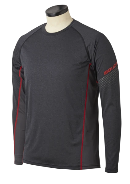 Hockey T-Shirt BAUER S19 BAUER ESSENTL LS BL TOP SR - DGY 3 Hockey T-Shirt BAUER S19 BAUER ESSENTL LS BL TOP SR - DGY