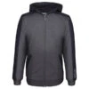 Hoodie BAUER PREMIUM FLEECE FZ - SR- CHL/BLK -Progoal Gear Store hoodie bauer premium fleece fz sr chl blk