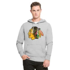 NHL Chicago Blackhawks Knockaround '47 HEADLINE Pullover Mik